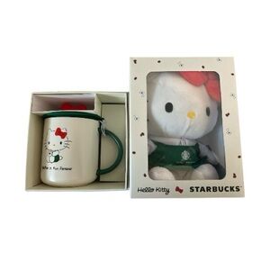 Starbucks x Hello Kitty Limited Edition Gift Set – Mug & Plush (NEW in Box)